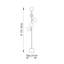 Bendeguz 151.5Cm Satin Brass Tree Floor Lamp