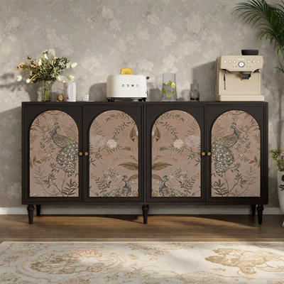 Buffet à motifs artistiques de style français