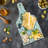 Ambesonne Chameleon Tempered Glass Cutting Board Reptile Animal on Branch Multicolor