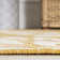 Zinnia Modern Floral Textured Weave Yellow/Cream Indoor/Outdoor Rug