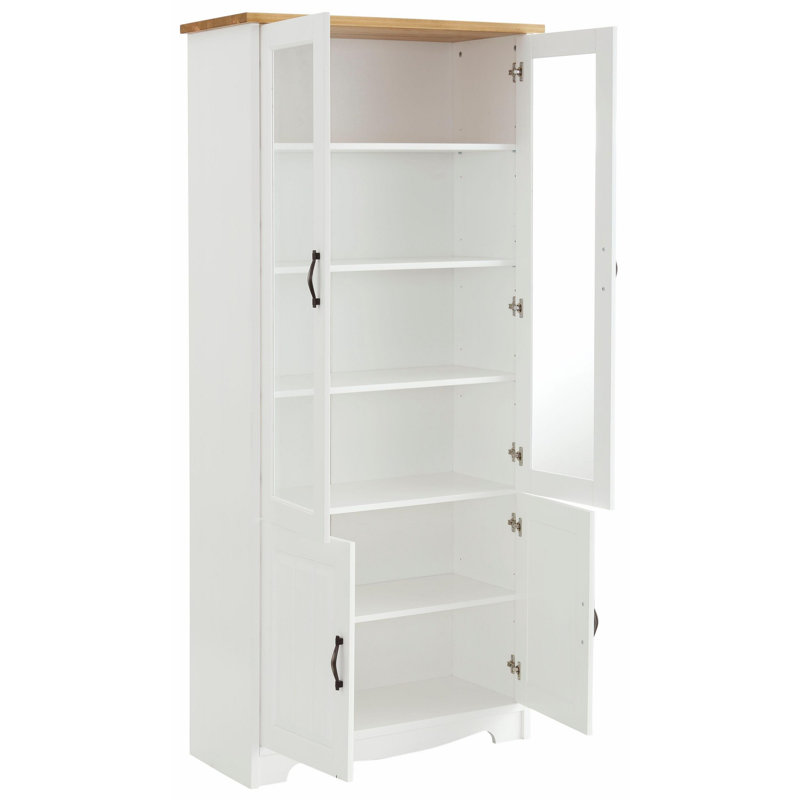 Ebenezer Display Cabinet, White 