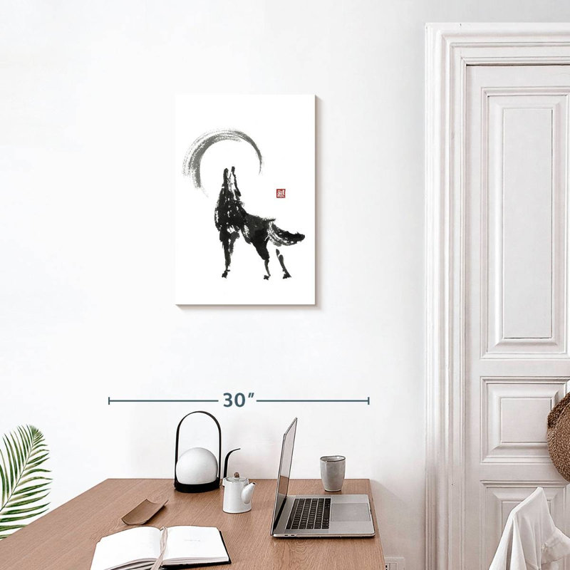 Brampt Japanese Wolf, 24" H x 16" W