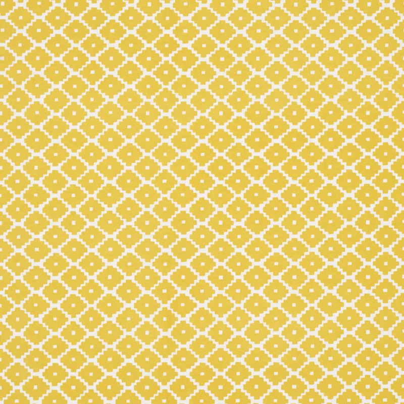 Ziggurat Fabric, Yellow