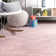 Arriaga Geometric Handmade Tufted Light Pink Area Rug