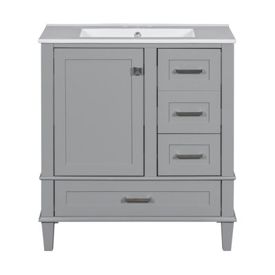 Meuble-lavabo de rangement de 30 pouces