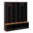 Wide Design Hall Tree With Storage Bench,Shoe Cabinet With Cube Storage & Shelves, Multifunctional Coat Rack With 8 Hooks-1242406950