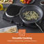 GEEPAS Double Ceramic Hot Plate – Portable Infrared Electric Hob Cooker - Double Burner Camping Hob Cooktop, Dual Adjustable Temperature, Overheat - Great to use at Campsites Caravan - 2000W
