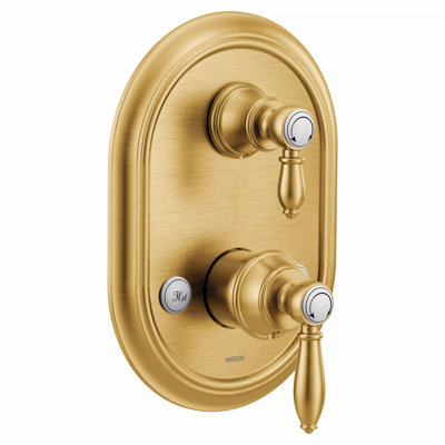 Garniture de douche à 2 poignées Weymouth M-CORE 3-Series avec valve de transfert intégrée, valve requise