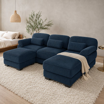 Canapé modulaire surdimensionné en U Burwell Cloud Couch