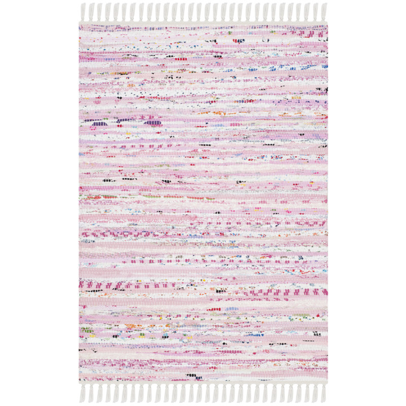 Fales Rug Hand Woven Cotton Rug, Rectangle 5' x 7'