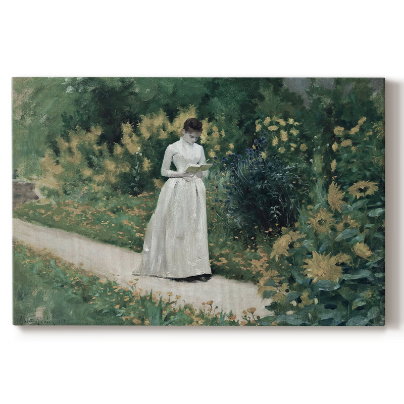 Botanique rétro - LVII, H 13 po x l 19 po x P 1,5 po, Toile tendue