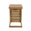 Table de bout en C brun