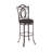 Lockridge Swivel Metal Leg Stool With Faux Leather Stool-41695066