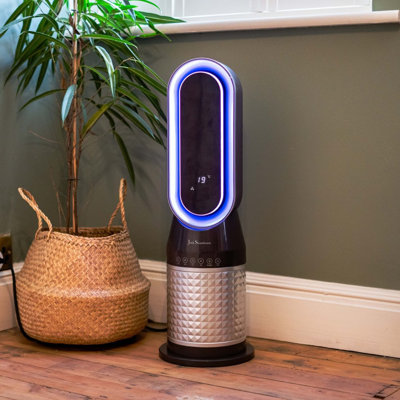 Belfry Heating Cordero 2000W 6000 BTU Plug Tower Space Heater with Adjustable Thermostat , Remote Included and with Digital Display
