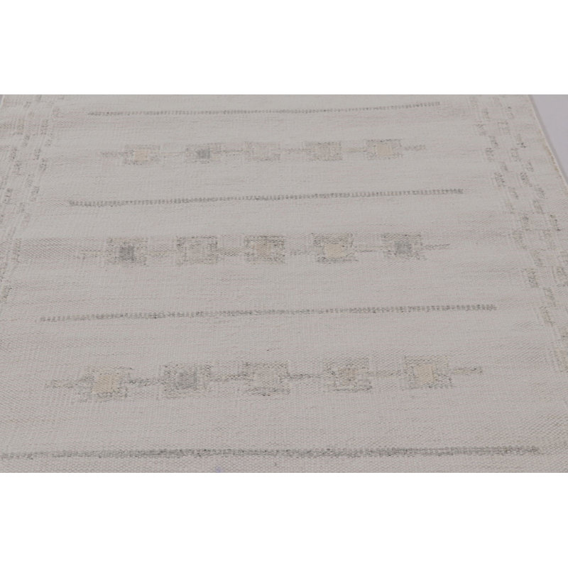 Scandinavin Wool Geometric Area Rug, Rectangle 12' x 18'