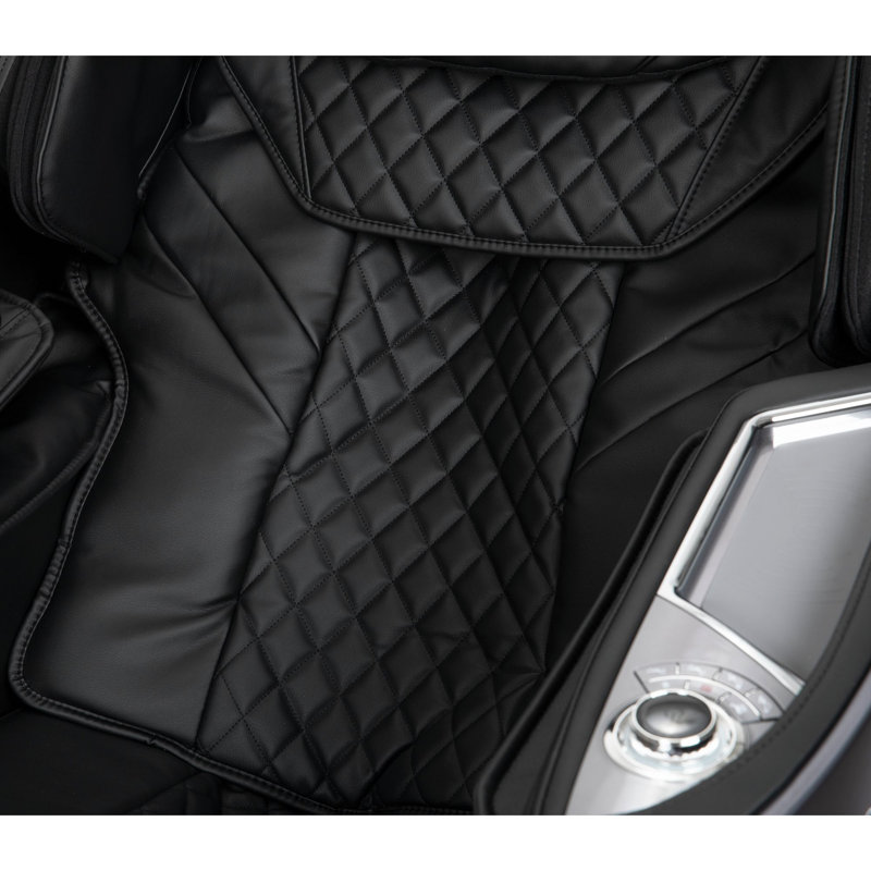 Fauteuil de massage en polyuréthane noir