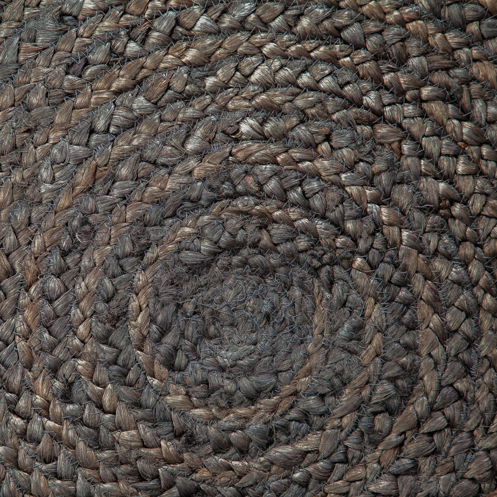 Gage Handmade Jute / Sisal Black Rug, Rectangle 8' x 10'