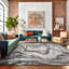 Tapis contemporain lavable antidérapant en marbre-390242273