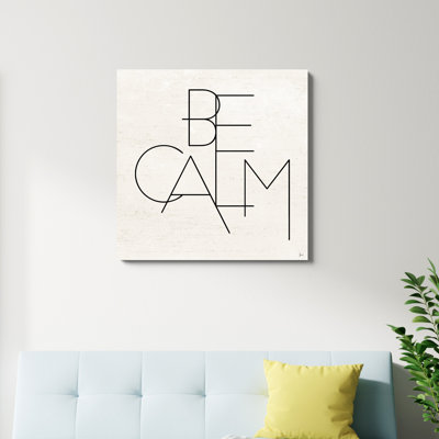 «Calm I» par Jess Aiken - reproduction d'art textuel