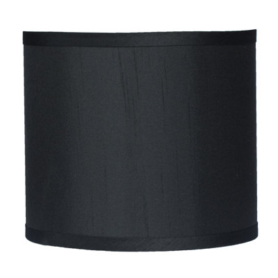Ganya Silk/Shantung Drum Lamp Shade (Spider) in Polished Nickel