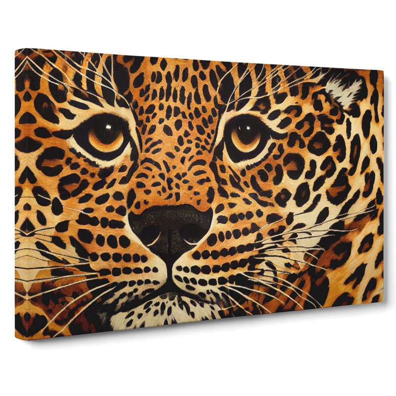 Dreamy Leopard - Wrapped Canvas, 35cm H x 50cm W x 3cm D