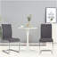 Chaise d'appoint Chaslynn en gris foncé