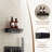 12 In Rainfall Wall Mounted Thermostatic Shower System With Handheld Shower and Neck Massage Spout