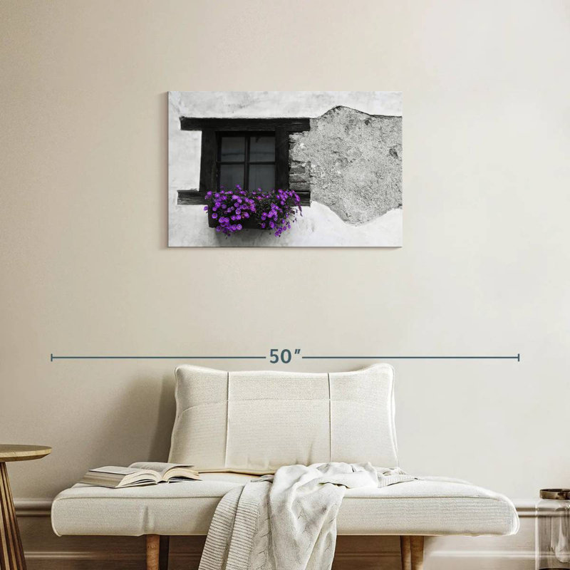 Boîte à fleurs mauve Lilie BW, H 20 po x l 30 po