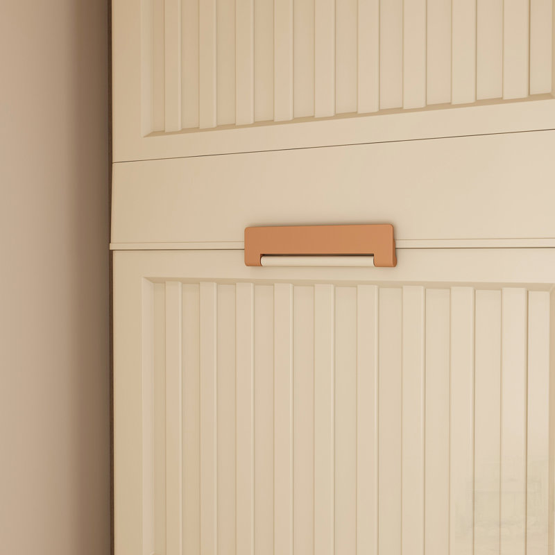 Organisateur de garde-robe portatif avec 6 portes magnétiques, 6 cubes, 2 tiges de suspension et 6 cintres pour un rangement efficace