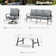 Tapasi 5-7 - Person Patio Conversation Set with Swivel Lounge Chairs & Sofa