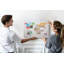 Wall Mounted bulletin board print wall art notice boards for office corkboard Color country names