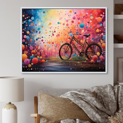 Mailinh " Bicycle Dreamlike Pointillism "