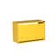 Armoire à chaussures moderne, jaune, 23,6 po x 16,5 po x 11,8 po | 100% panneau de particules enduit de mélamine, épaisseur: 0,6 pouce | Solution de rangement élégante pour le vestibule et le couloir, conception durable et accrocheuse-25209633