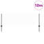 Fence with Post Segment Outdoor Barrier Garden Terrace Divider Boundary-1451744595