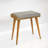 Jaidalyn Upholstered Walnut Ottoman – Compact Piano Bench & Extra Seating