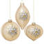 Starburst Bloom Ornament, Box Of 6- 4-5 Inches
