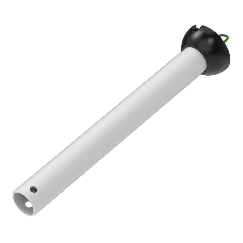 18"/24"/36"/48" Non-Threaded Ceiling Fan Downrod, 18" H x 1" W x 1" D, White