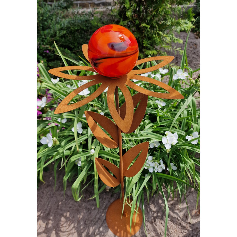 Robs Metal Plants & Flowers Gazing Ball