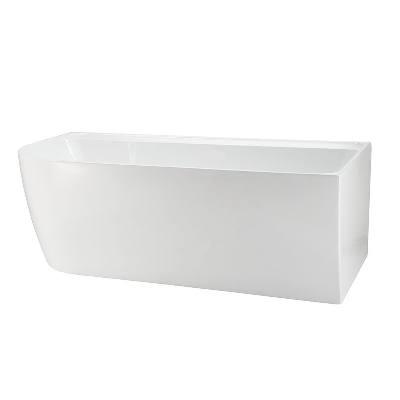 Silqua 67 In. X 31.5 In. Right Corner Freestanding Bathtub In Glossy White, Right