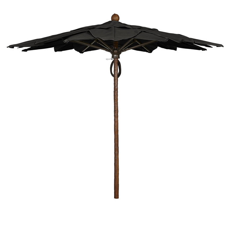 Parasol de marché 8 pi Prestige, Sunbrella® - noir