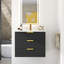 Meuble-lavabo mural flottant avec lavabo en céramique et double tiroir-1505380307