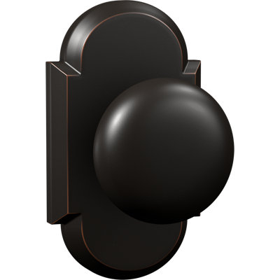 2.5'' Diameter Privacy (Bed & Bath) Bronze Round Knob