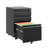 3 Drawer Mobile File Cabinet With Lock,Metal Filing Cabinets For Home Office Organizer Letters/Legal/A4,Fully Assembled,Black-121226196