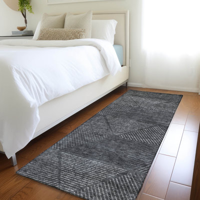 Tapis intérieur / extérieur en polyester tissé à la machine Malchow