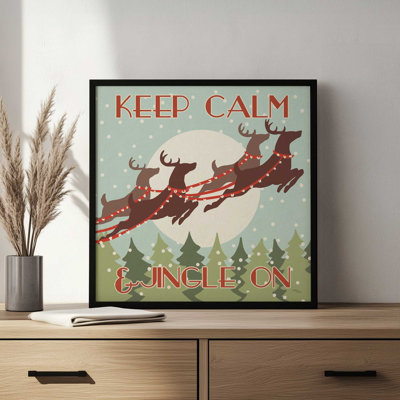 «50s Christmas IV Square» par Wellington Studio, reproduction d'art