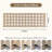 Checkered Easy Jute Runner Rug 2X6-46915303
