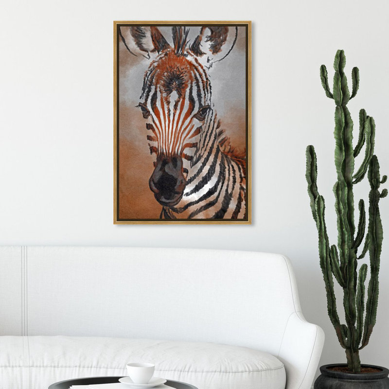 Zebra Colt - Painting on Canvas