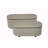 Britanie 110cm Wide Oval Solid Colour Standard Ottoman with Storage