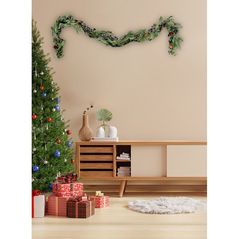 72'' in. Faux Pinecone Garland
