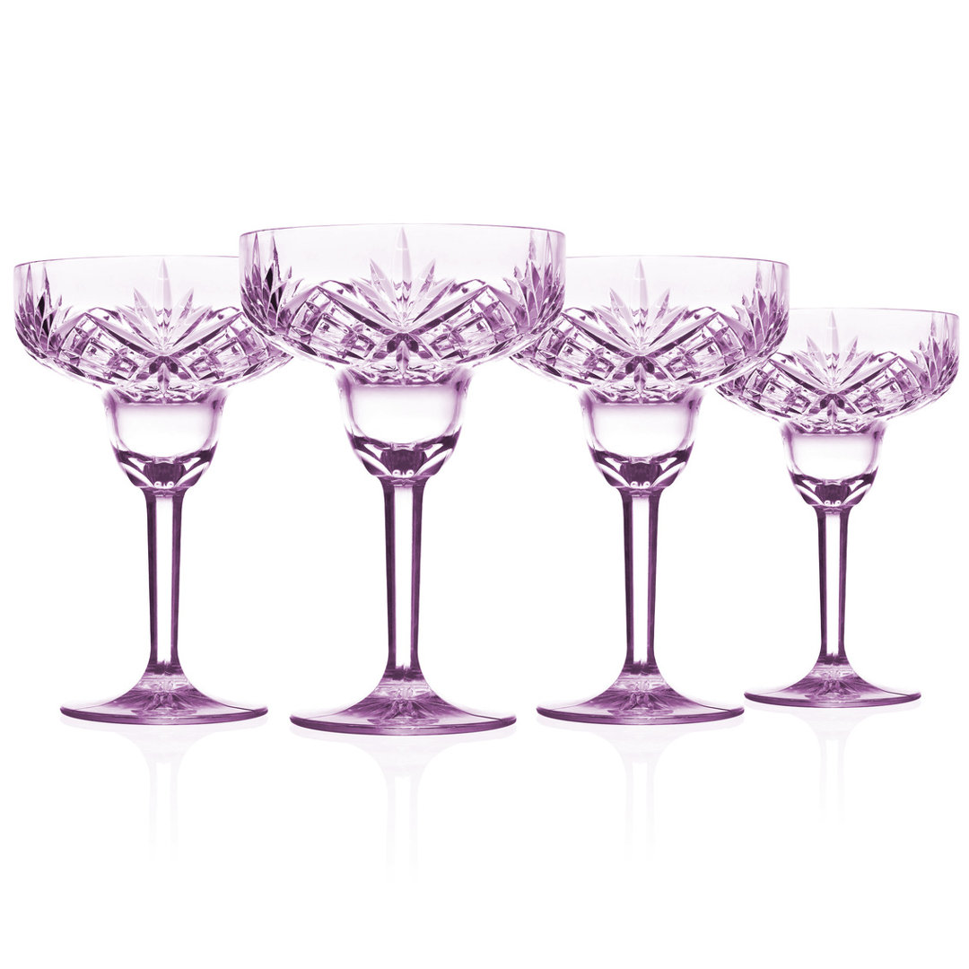 Dublin Acrylic Margarita (Set of 4) Godinger Silver Art Co